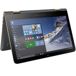 HP Spectre x360 13-4129na Convertible Laptop, Intel Core i7, 8GB RAM, 512GB SSD, 13.3 Touch Screen, Ash Luxe Copper